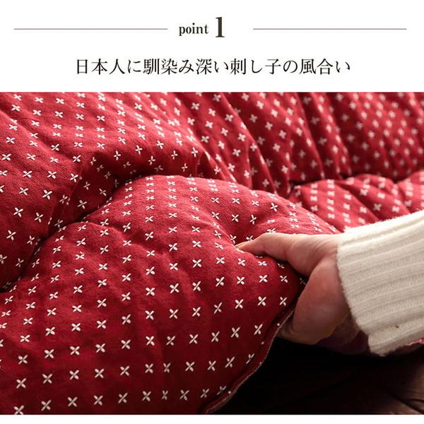 こたつ布団 掛けふとん 正方形 205×205cm 厚掛け シンプル おしゃれ 差し子 和柄 日本製