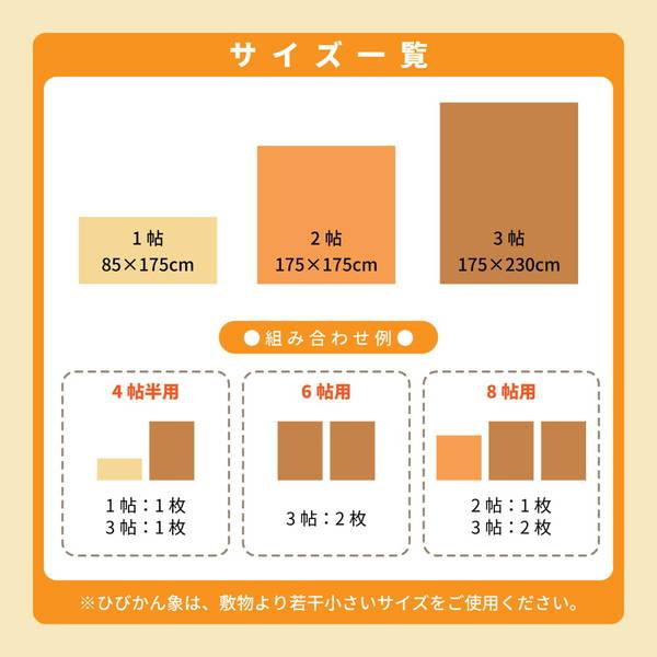 防音シート 滑り止めシート 下敷きシート 85×175cm ラグ カーペット 絨毯 キッチン 玄関マット 保温 抗菌 クッション性 フリーカット｜kanaemina-kagu｜09