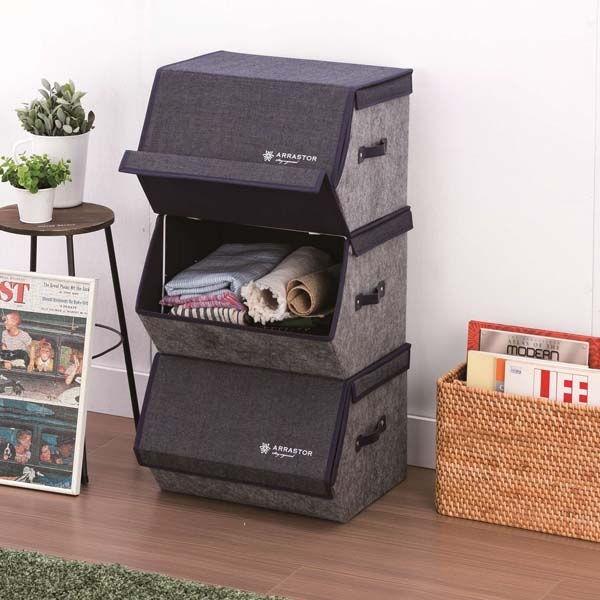 収納ボックス スタッキングBOX 積み重ね おしゃれ 衣類収納 小物