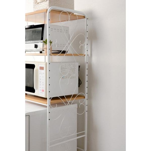 HAGiHARA（萩原） 冷蔵庫ラック 一人暮らし用 幅58cm キッチン家電