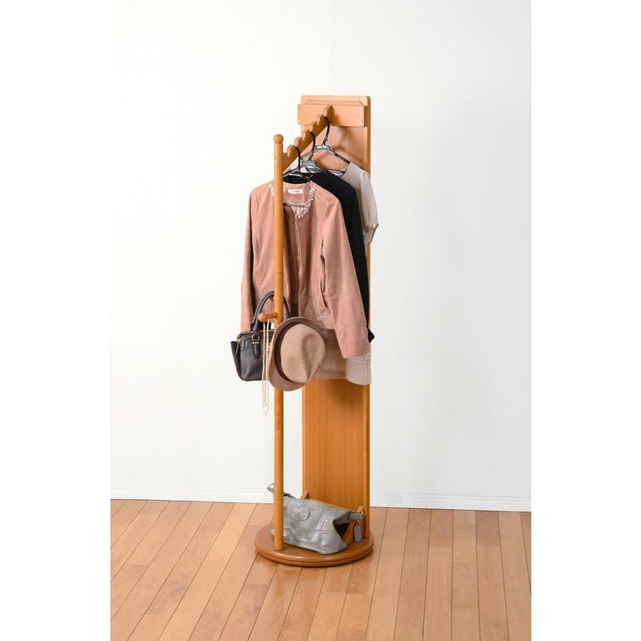 HAGiHARA（萩原） 全身鏡 姿見 360度 回転式スタンドミラー コート