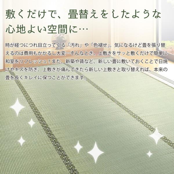 【特価商品】萩原 い草 上敷き カーペット グリーン 江戸間10畳 双目織 撥水 Amazon｜萩原 い草 上敷き カーペット グリーン 江戸間10畳 双目織 撥