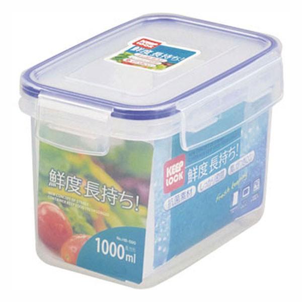 保存容器 プラスチック 密閉容器 食品 キッチン 長方形/角型 1000ml｜kanaemina