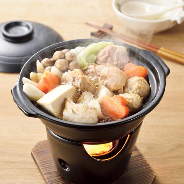 寄せ鍋セット 一人鍋 和ごころ懐石 陶器製 一人用 卓上用 土鍋 コンロ