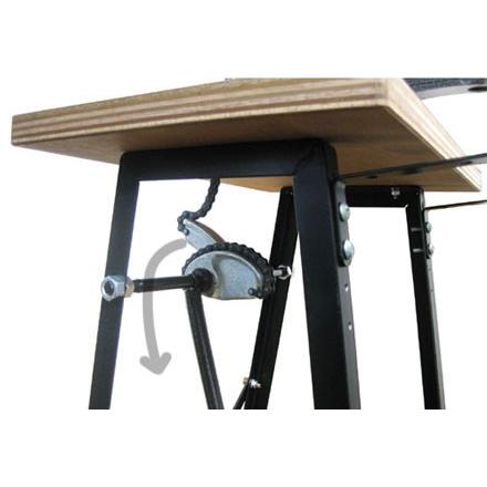 ペダル式ハンドプレス台 ハンドプレス機用足踏み台 サイズ ：奥行410mm