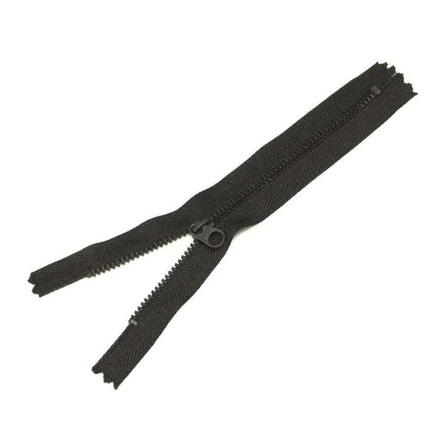 YKK 金属 ファスナー No.3 #580 黒 15cm 20本入 長150mm ムシ幅4mm 丹