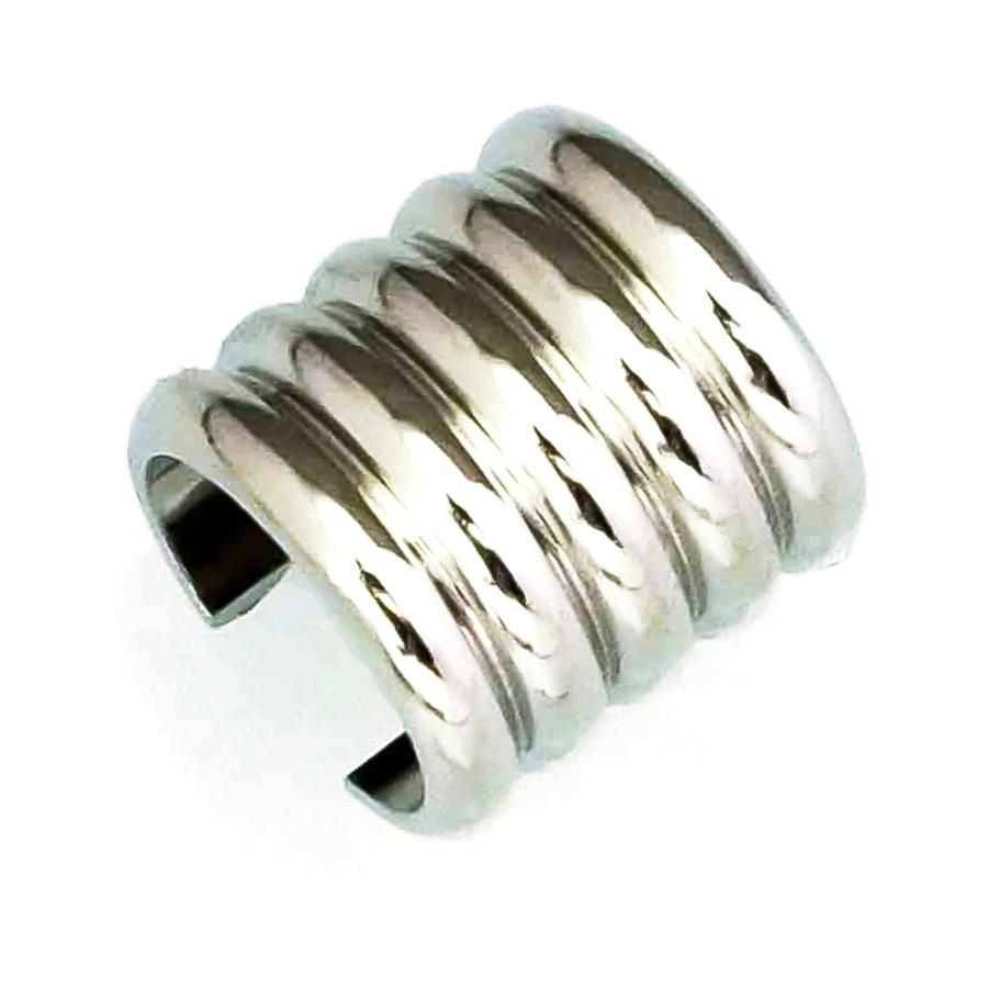 ムシカン 8X10 8mm 2個入り【シルバー】ニッケル むしかん 紐止め金具