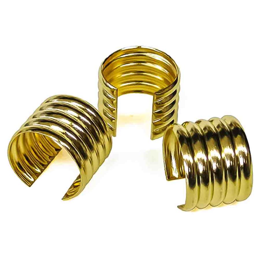 GOAL ムシカン 15X15 15mm 20個入り【ゴールド】金メッキ むしかん 紐