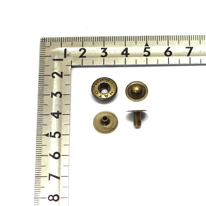 送料無料カード決済可能 バネホック 大 No 5ホック 隠し頭 ハンシャ 仕様 アンティークゴールド シルバー ニッケル 50組セット 日本製 金具 クラフト 手芸 パーツ 金古美 ボタン 送料無料 新品