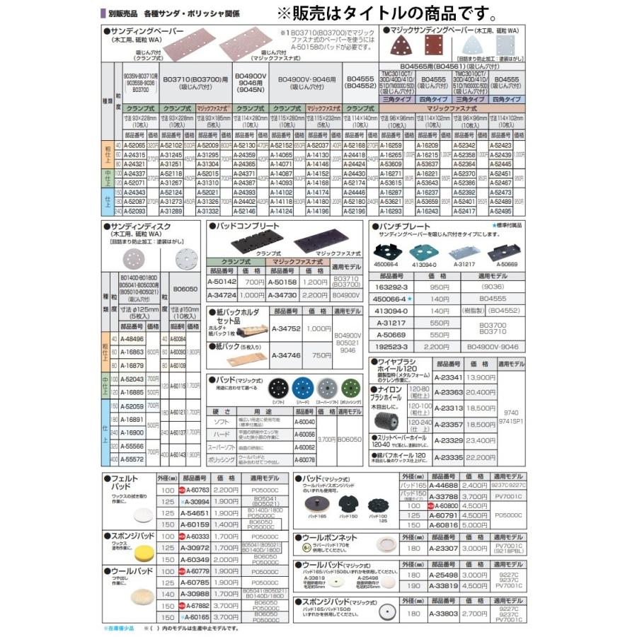 最大50 オフ ネコポス可 マキタ サンディングペーパー A 10枚入 クランプ式 中仕上 粒度1 寸法114x140mm 木工用 砥粒 Wa 適応モデルbo4555 Bo4552 Makita162円 Aynaelda Com
