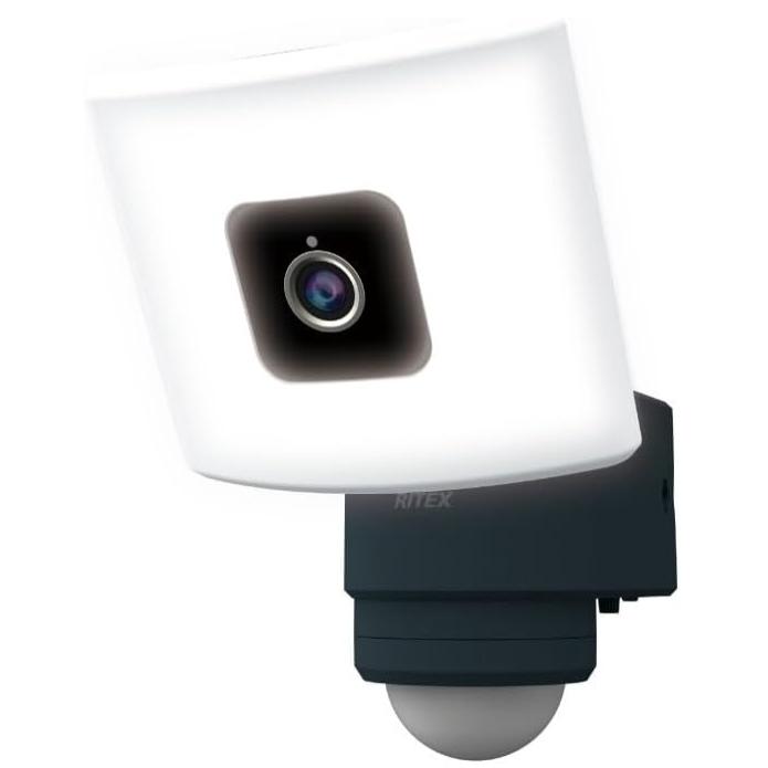 【新品】ムサシ　追尾式LEDセンサーライト　C-AC1020TA ムサシ C-AC1020TA 20Wワイド 追尾式LEDセンサーライト Wi-Fiカメラ