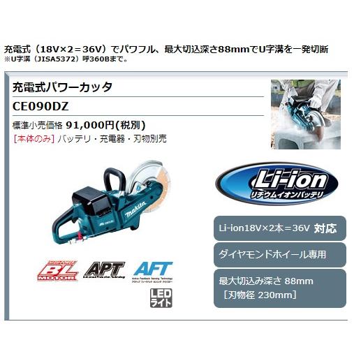 入手困難 カナジン 店 マキタ 充電式パワーカッタ CE090DZ 本体のみ