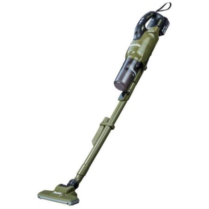 (マキタ) 充電式クリーナ CL286FDRFO オリーブ バッテリBL1830B+充電器DC18RF付 サイクロン一体式＆ワンタッチスイッチ 18V対応 makita マキタ（makita） 充電式クリーナ CL286FDRFO オリーブ バッテリ