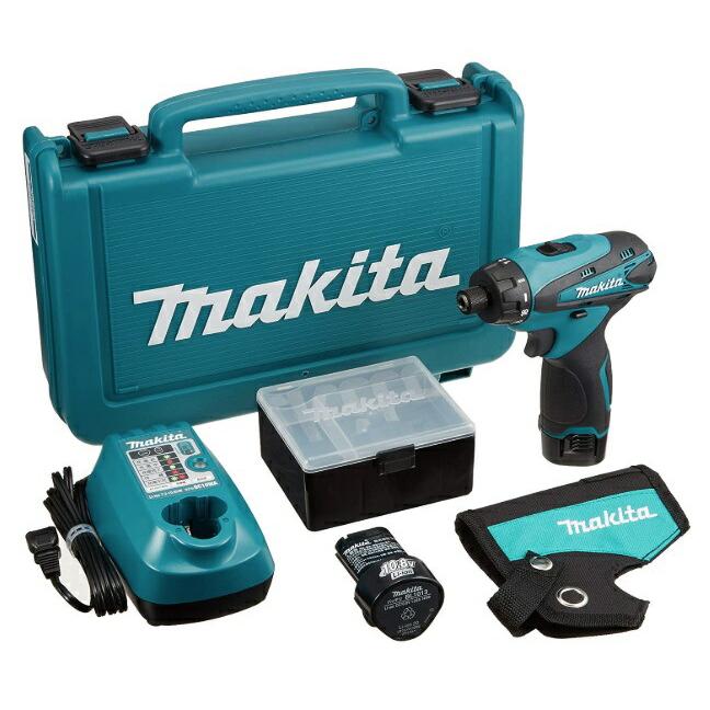 (マキタ) 充電式ドライバドリル DF030DWX バッテリ×2個・充電器・プラスチックケース付 コードレス 10.8V対応 makita | マキタ | 01