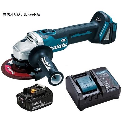 マキタ 充電式ディスクグラインダ GA504DZN+バッテリBL1830B+ マキタ 充電式ディスクグラインダ GA504DZN+バッテリBL1830B+
