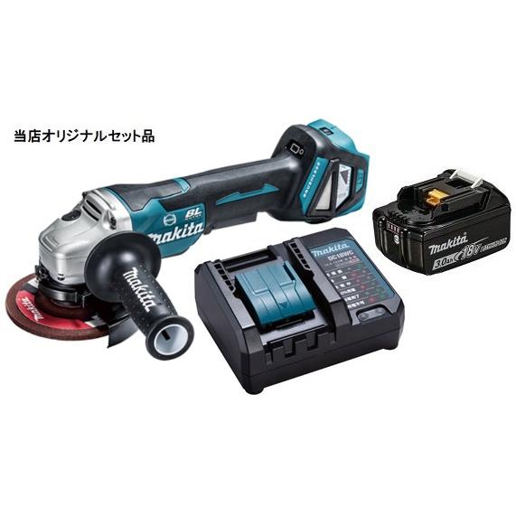 マキタ（makita） 充電式ディスクグラインダ GA518DZ+バッテリBL1830B+ 