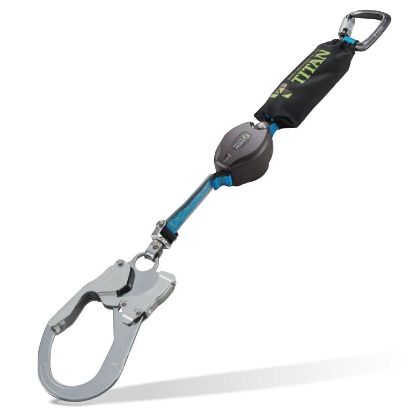 新規格 タイタン リーロックミニ シングルランヤード HL-HS-130 新規格 タイタン リーロックミニ シングルランヤード HL-HS-130