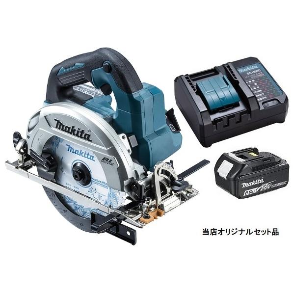 マキタ（makita） 165mm 充電式マルノコ HS610DZ+バッテリBL1860B+充電 