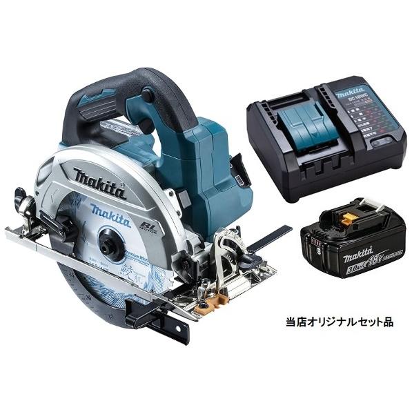 マキタ 165mm 充電式マルノコ HS611DZ+バッテリBL1830B+充電器DC18WC付 