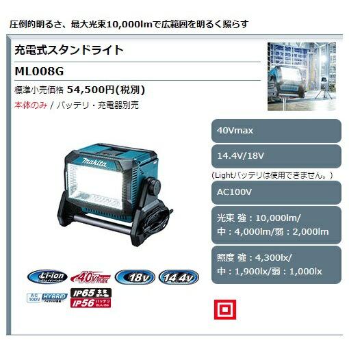 マキタ ML008G コードレススタンドライト【野田愛宕店】【店頭取引限定】【中古】管理番号：ITAC9MATZNYS ML008G | 株式会社マキタ