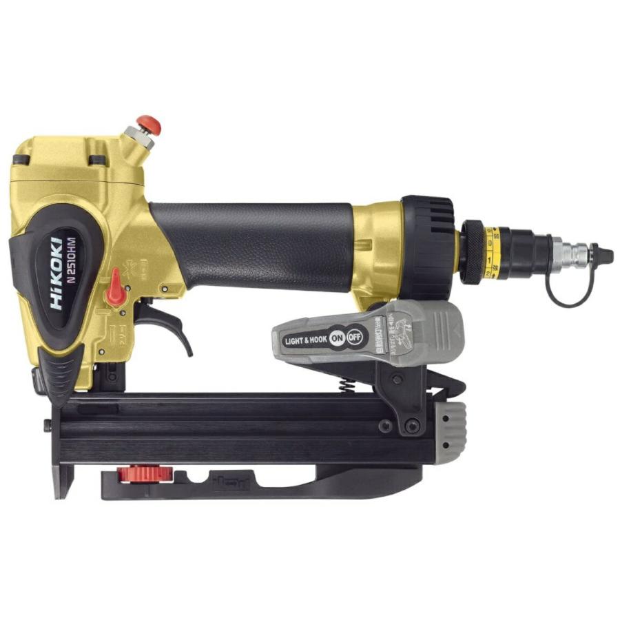 HiKOKI 高圧タッカ N2510HM ケース付 ステープル幅10mm ライト付フック  