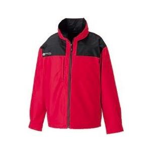 NSP NA-1143 レッド 脇ファン 長袖 3Dエリ 脱着フード対応 服地のみ