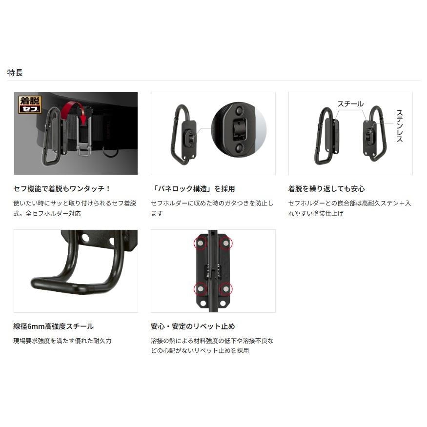 タジマ SFKHI-H1 着脱式セフ工具ホルダースチール ハンマー1穴 TJM