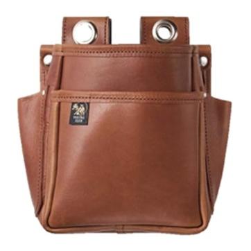 ふくろ倶楽部 SZ-876-2 朱雀 匠威-SYOUI プルアップレザー 腰袋 大 2段