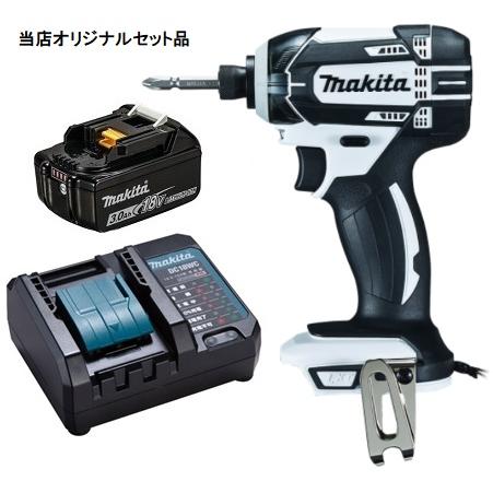 マキタ（makita） 充電式インパクトドライバ 白 TD149DZW+バッテリ 