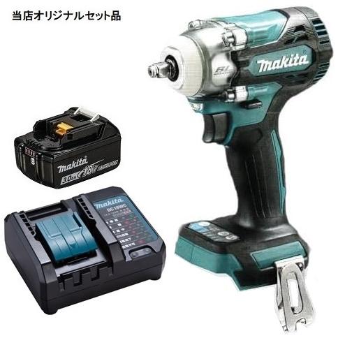 マキタ 充電式インパクトレンチ TW302DZ+バッテリBL1830B+充電器 マキタ 充電式インパクトレンチ TW302DZ+バッテリBL1830B+充電器