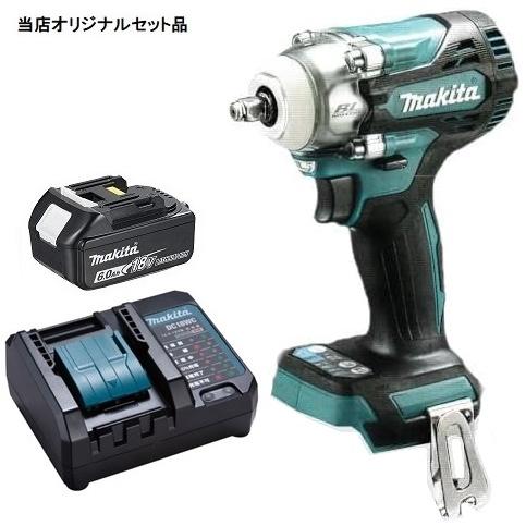 マキタ 充電式インパクトレンチ TW302DZ+バッテリBL1860B+充電器 マキタ 充電式インパクトレンチ TW302DZ+バッテリBL1860B+充電器