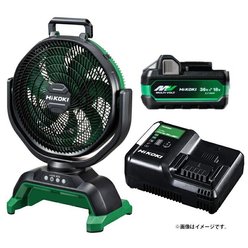 HiKOKI コードレスファン UF18DA(NN)+バッテリBSL36A18X+充電器