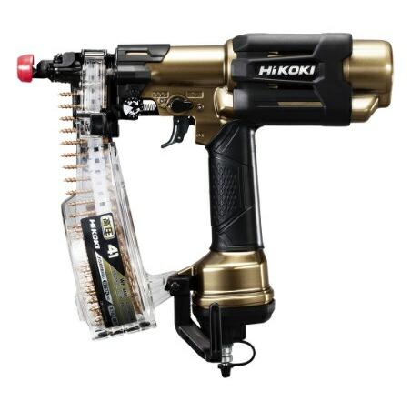 HiKOKI 高圧ねじ打機 WF4HS ケース付 ハイゴールド 機体寸法 