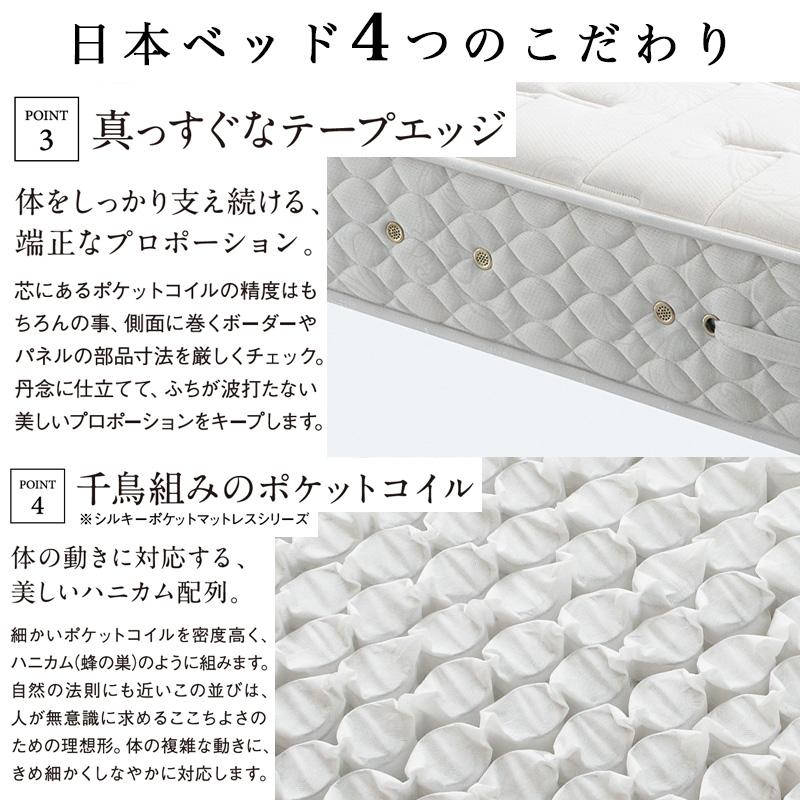 AJポケットマットレス マットレス 電動ベッド専用 日本ベッド S