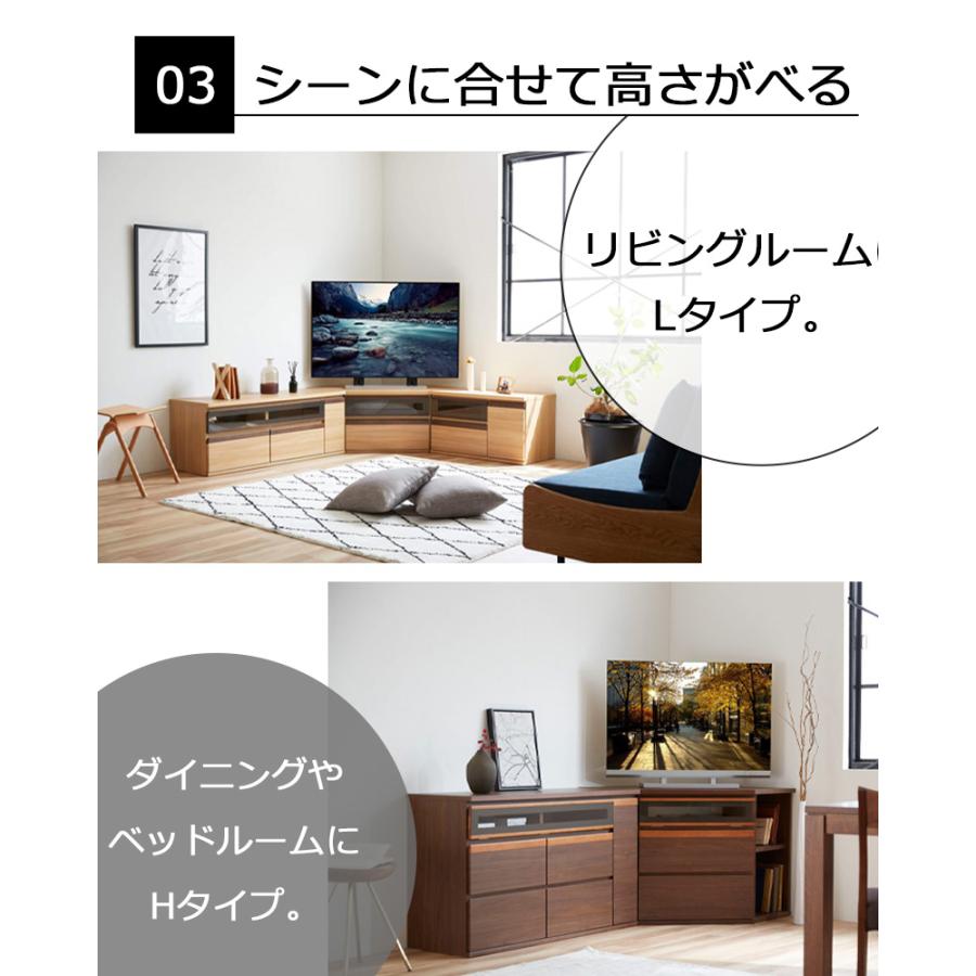 Meuble（モーブル） テレビボード 開梱設置可能 テレビ台 幅80 ハイ