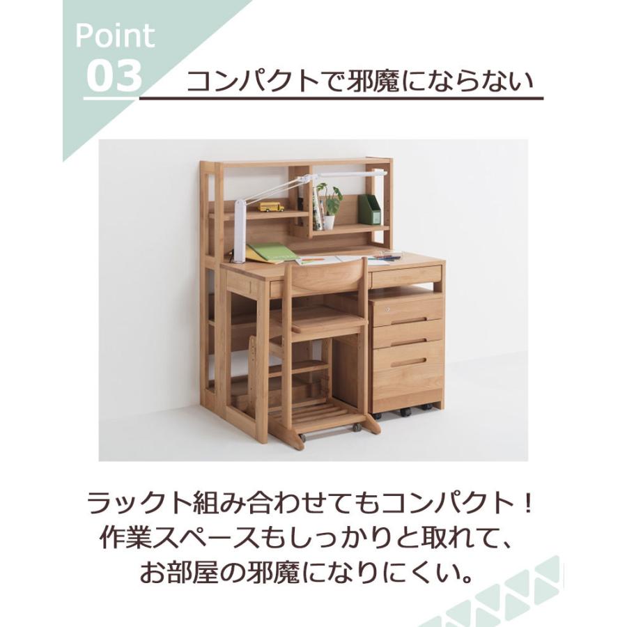 堀田木工所 学習デスク シンプル 学習机 コンパクト 薄型