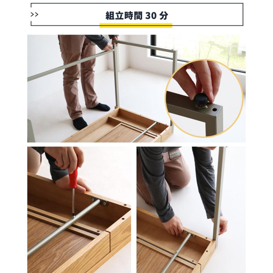 ICHIBA（市場） デスク 幅120 オフィスデスク PCデスク 事務机 学習