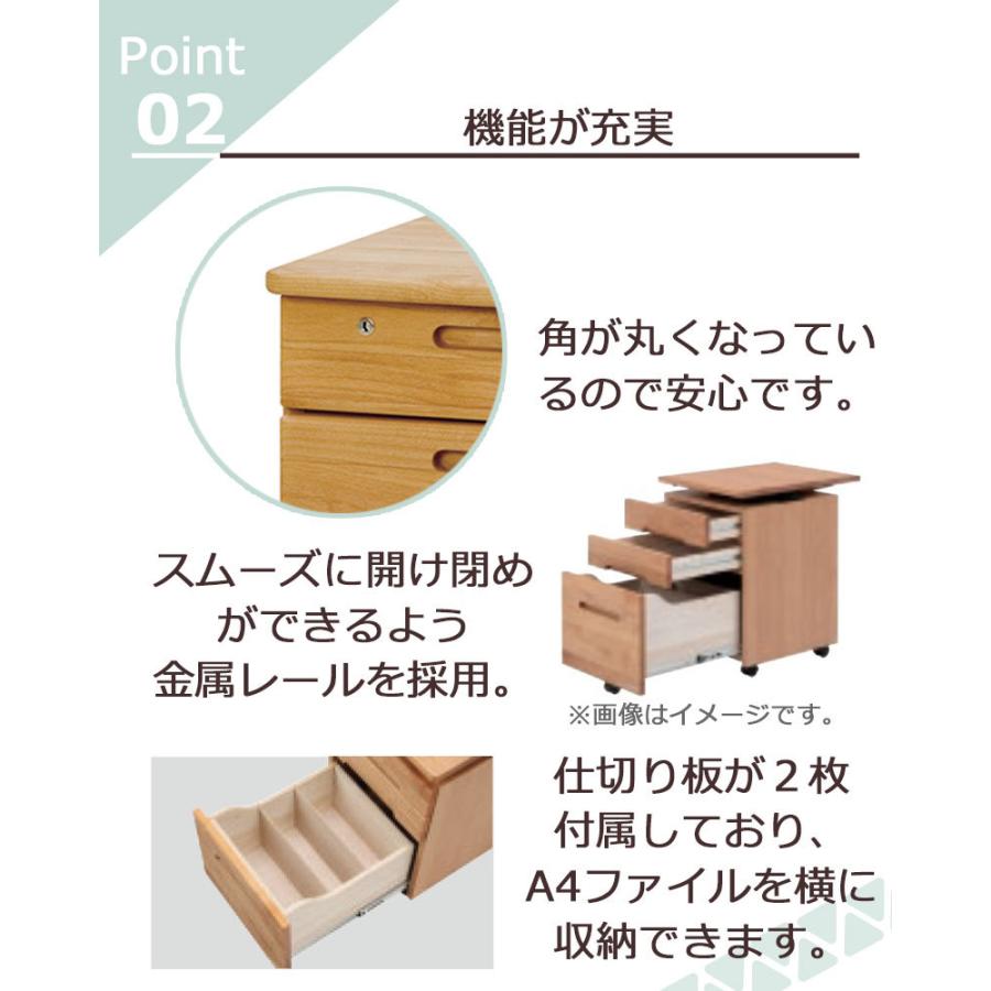堀田木工所 サイドワゴン ワゴンのみ 学習 勉強 リビング 収納