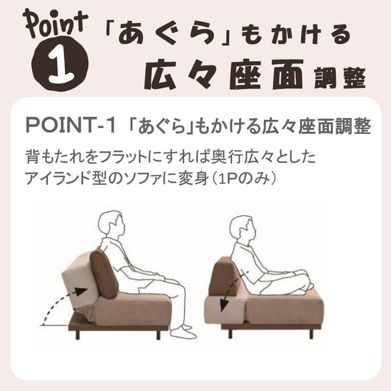 光製作所 ソファ リクライニング 幅105 1人掛け 布 ファブリック