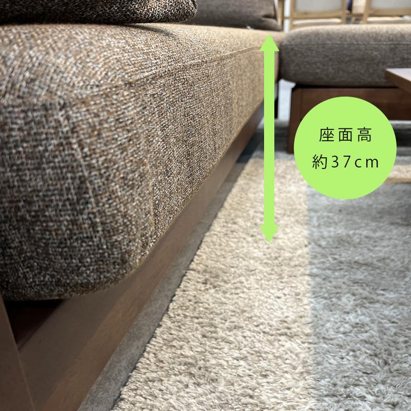 スツール ソファ カウチ 1人掛け 一人用 おしゃれ 北欧 ブラウン SOFA stool ファブリック ラバー材 シンプル モダン ダイニング シギヤマ フロート2 スツール | シギヤマ家具工業 | 10