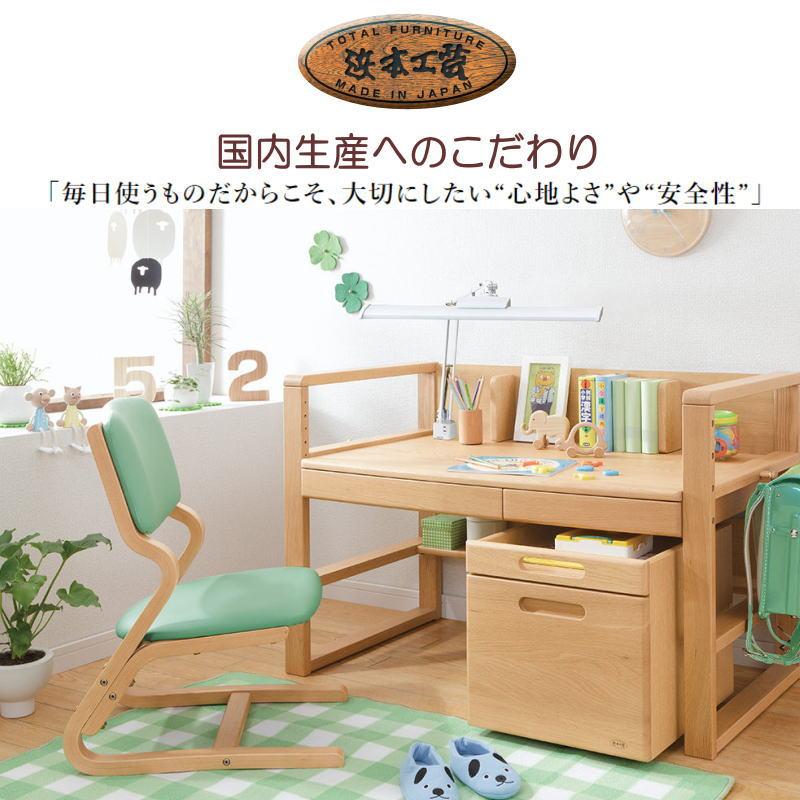 浜本工芸 デスクチェア 木部 DSC-4104 DSC-4100 DSC-4108 学習チェア 張地 クレンズ 布調レザー 天然木 キャスター付き 高さ調節 前後スライド調節 安心の日本製の画像