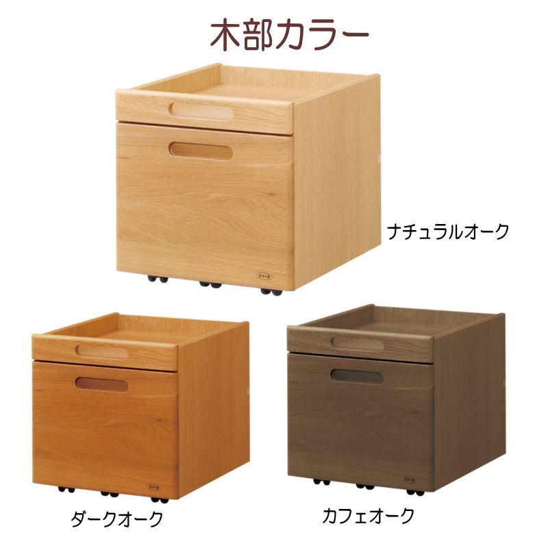 浜本工芸 学習机 袖 ワゴン キャスター付き No.17 移動袖 No.1704移動