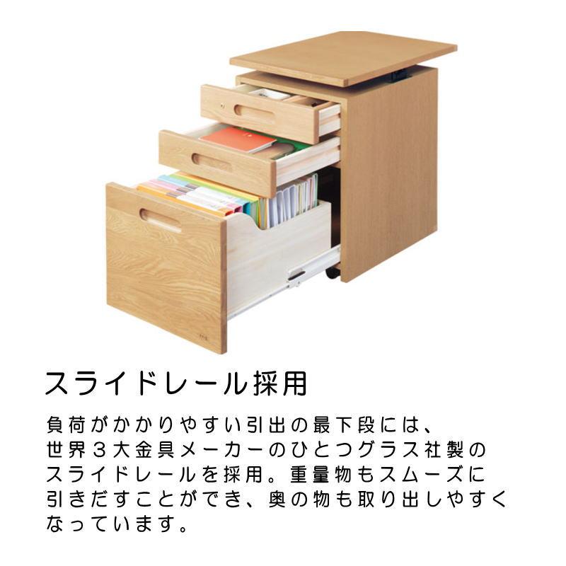 浜本工芸 学習机 袖 ワゴン No.57 昇降袖B No.5704昇降袖B No.5700昇降