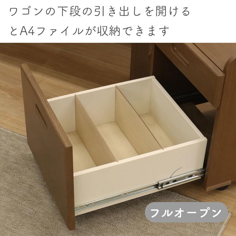 学習デスクHFシリーズ シンプルデスク 5点セット デスク ワゴン 上棚