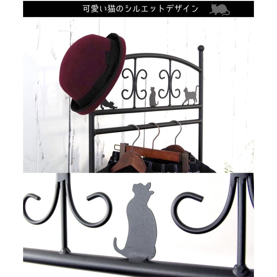 5月中旬以降です 送料無料 ミヤタケ 猫のハンガーラック Hs 1650 黒猫シリーズ 猫インテリア 猫雑貨 猫グッズ 猫家具 インテリア ネコ かわいい おしゃれ Hs 1650 家具のカナケン Yahoo 店 通販 Yahoo ショッピング