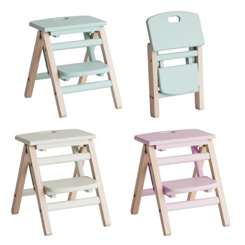 ICHIBA（市場） 踏み台 折りたたみ 2段 ステップ 子供用 こども キッズ