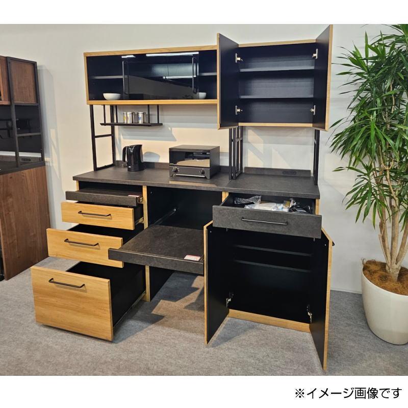 シギヤマ家具工業 カウンター 開梱設置付き レンジ台 140cm幅 キッチン