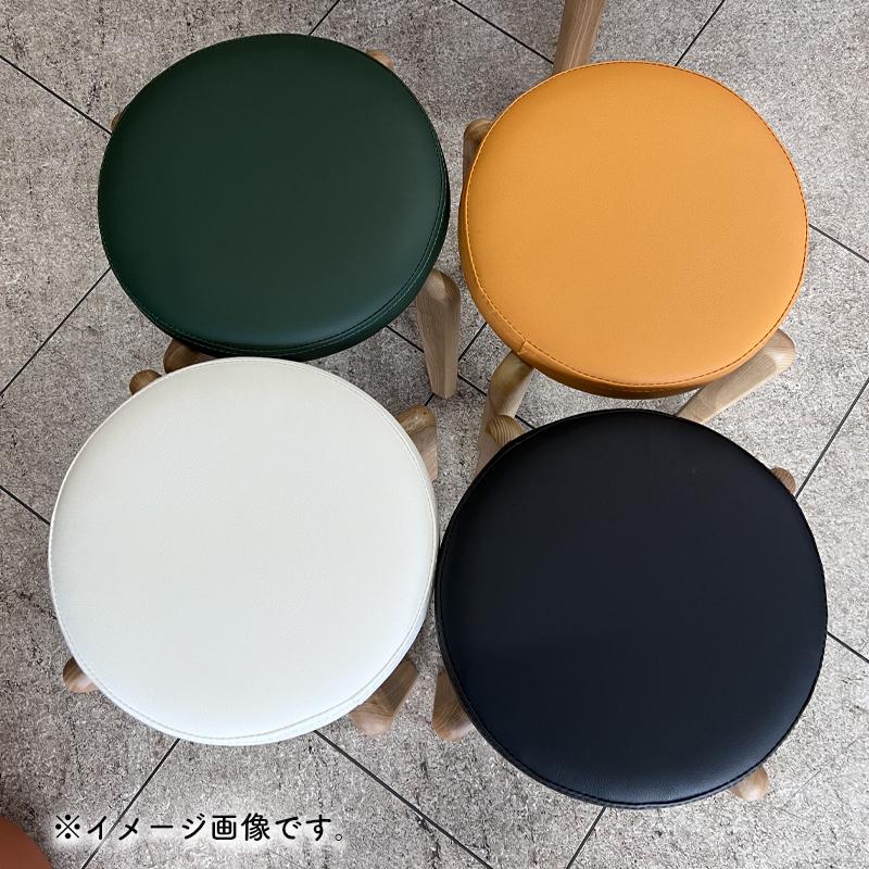 スツール 2脚セット スタッキング イス いす 木製 椅子 丸 マカロン2
