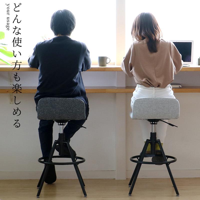 カウンター　イス　一式 ICHIBA（市場） カウンターチェア オフィス パソコン ワーク デスク