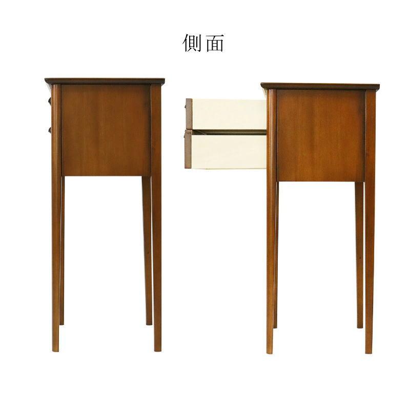東海家具工業 テーブル 開梱設置付き 長方形 幅45×35 木製 上品 北欧
